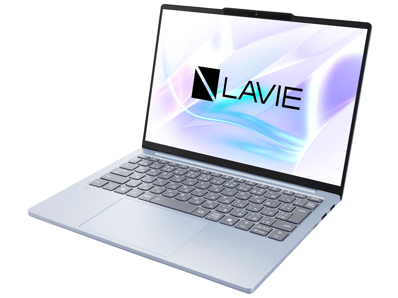 樂天商城 - NEC LAVIE N13 Slim N1355 PC-N1355JAM 13.3インチ Ryzen 5 7535HS SSD256GB メモリ16GB Windows 11 Office 2024搭載 顔認証 Webカメラ 日本語キーボード ポーラーブルー
