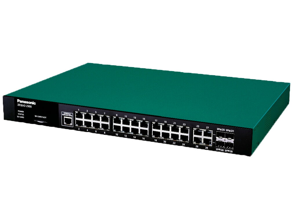 パナソニック ZEQUO 2300 PN26241KB3 スイッチングハブ [グリーン/ブラック]