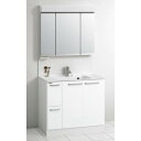 クリナップ ラクトワ 間口90cm 引出しタイプ スタンダード3面鏡 セット 洗面化粧台 洗面 ドレッサー W900 rakutowa