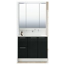 【期間限定P2倍キャンペーン中】LIXIL クレヴィ 奥行560タイプ 間口900mm 引出タイプ LED照明(スリムLED) プッシュ水栓 洗面化粧台 セット