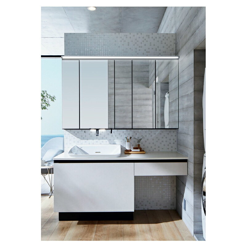 LIXIL ルミシス 間口1500mm ハイバックベッセル タイプ セットプラン 洗面化粧台 INAX グレーズホワイト オプション変更可 見積無料 メーカ直送...