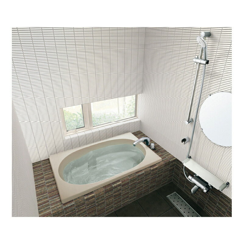 LIXIL グラスティN浴槽 1200サイズ （1200×750） 和洋折衷タイプ ABN-1201HPB 2方半エプロン 標準仕様