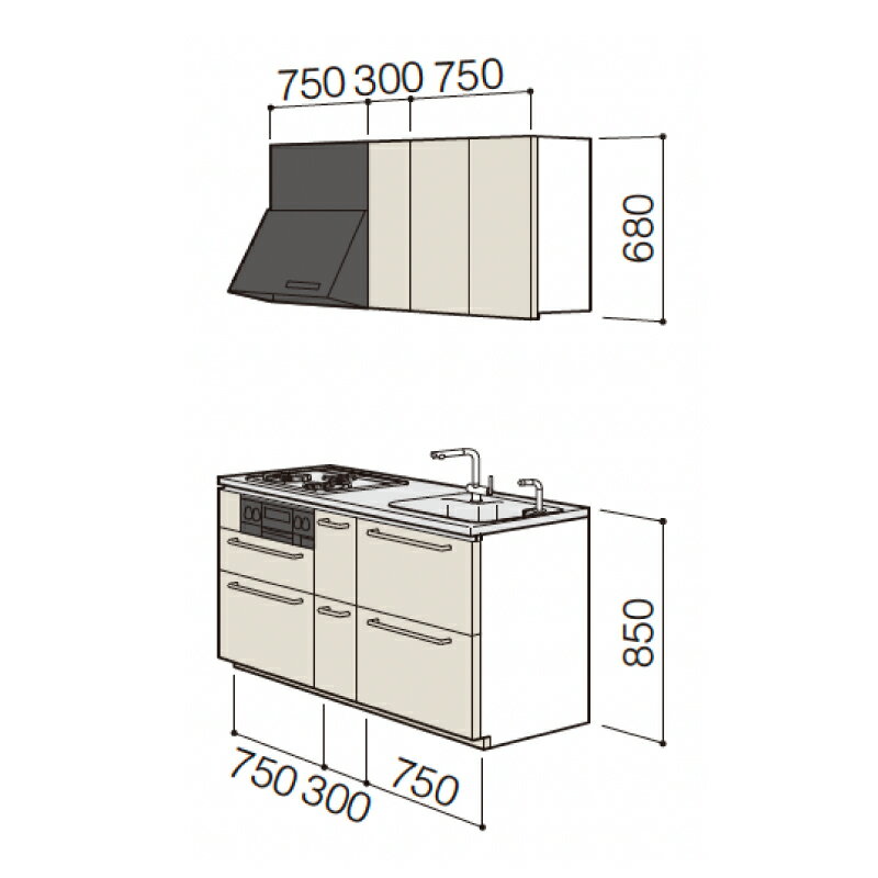 TOTO クラッソ I型 間口1800mm 基...の紹介画像2