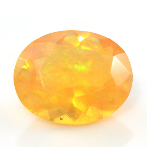 ファイアー オパール　メキシコ　オーバル カット 大粒　ルース　天然石 10月誕生石　S-D070YAMC