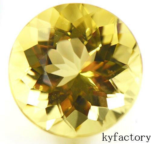 特大 イエローベリル ラウンドカット 12.39cts 3S-A004-1808 特大 イエローベリル ラウンドカット 12.39cts 3S-A004-1808
