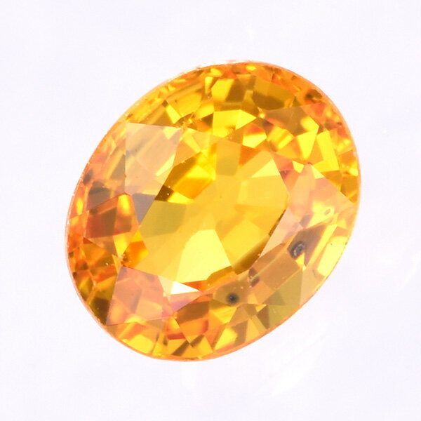 イエローサファイア カット ルース 0.55ct 天然石 SAK122カラーサファイア 9月誕生石