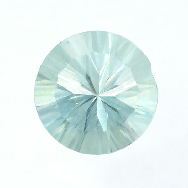 訳あり グリーンフローライト ルース 約4.12ctコンケーブカット SAK133-28BS