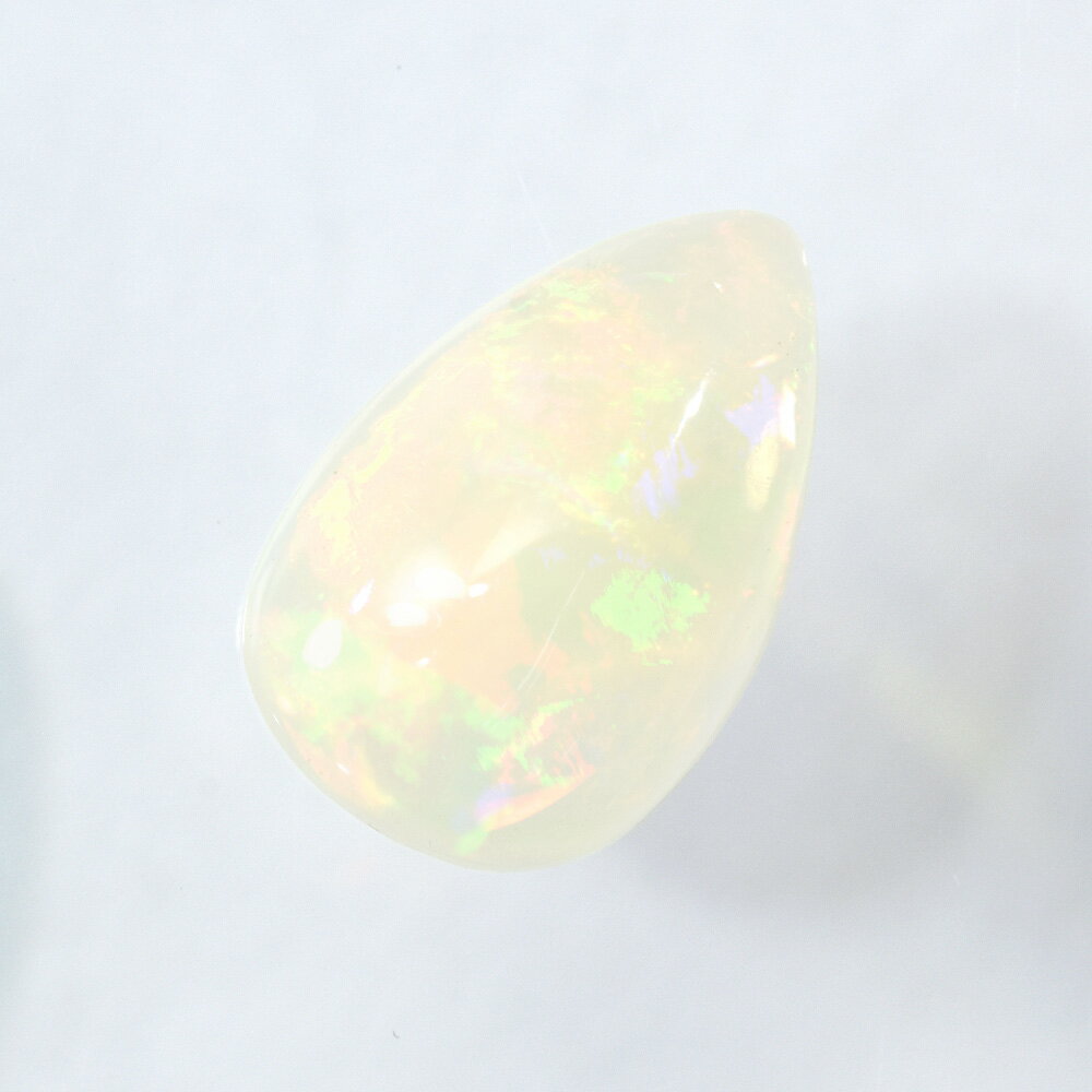 エチオピア オパール　ペアシェイプ　カボション カット　SAK196-28BS　大粒　ルース　天然石 エチオピアン