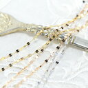 リーフ ネックレス チェーン K18ゴールド 60cm シンプル YK-AD046CI-28G
