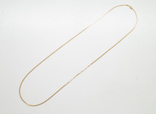 上品でしなやかな着け心地K18　喜平 チェーン ネックレス80cm　2.6mm幅　NE\KIHEI