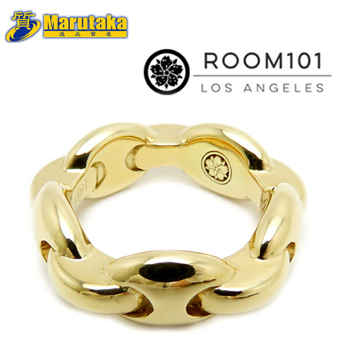 Room101 18金 イエローゴールド リング 19号 23.7g 資産 指輪 仕上げ済み K18
