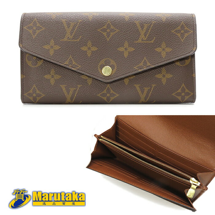 ルイ ヴィトン ポルトフォイユ・サラ モノグラム M60531 CA2159 長財布 LOUIS VUITTON lv 逸品質屋 丸高 23k71-7