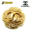シャネル ココマーク ロゴ ブローチ GP ピン 95A アンティーク ヴィンテージ 立体 CHANEL 逸品質屋 丸高【中古】【送料無料】