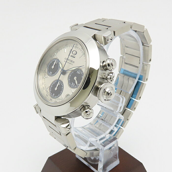 カルティエ パシャC クロノグラフ 自動巻 ステンレス ボーイズ Cartier PashaC W31...