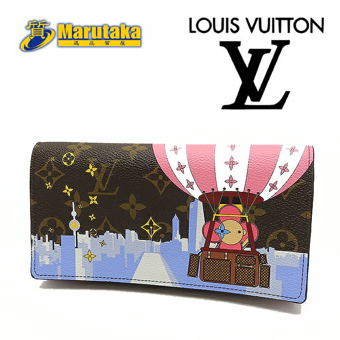 ルイ・ヴィトン ポルトフォイユ・サラ ヴィヴィエンヌ M68491 2019年 ホリデーコレクション モノグラム LOUIS VUITTON LV レア 財布 サイフ 逸品質屋 丸高 尼崎 兵庫 a1-1167 【中古】【送料無料】