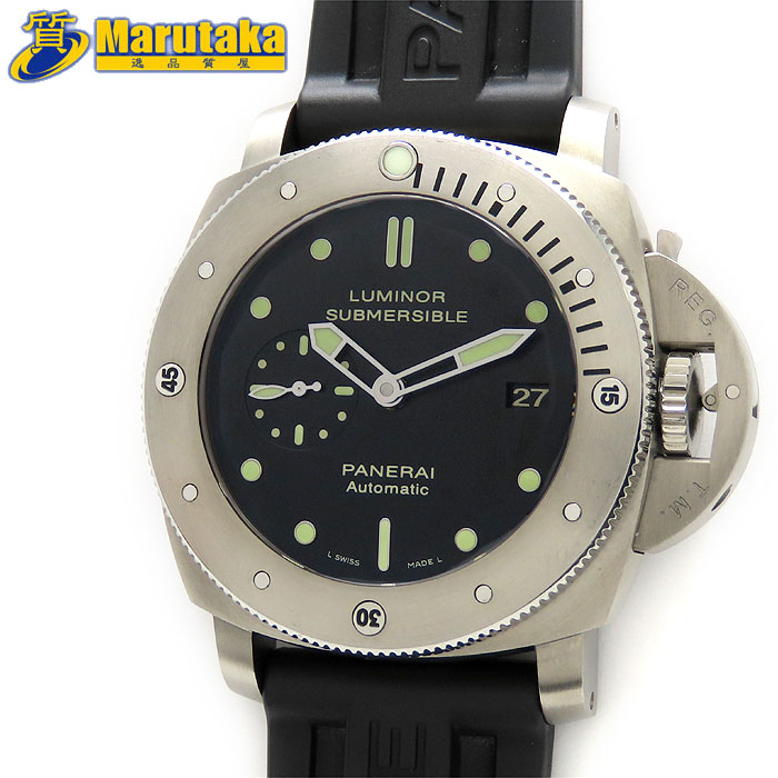 パネライ サブマーシブル 1000本限定 チタン 3DAYS 1950 OH済 PAM00305 PANERAI ルミノール 逸品質屋 丸高【中古】【送料無料】のサムネイル