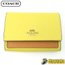 コーチ 財布 二つ折り レザー ミディアム フラップ ウォレット ミニ財布 レディース COACH 逸品質屋 丸高 【中古】【送料無料】 23-55-1