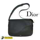【クリスチャンディオール】ChristianDior サドル メッセンジャー ショルダー バッグ 約37cm オールレザー ブラック 24k194-1【中古】【送料無料】【質屋出品 兵庫県 西宮市 実店舗あります】逸品質屋 丸高 甲子園店 人気 バッグ ハイブランド 斜め掛け メンズ