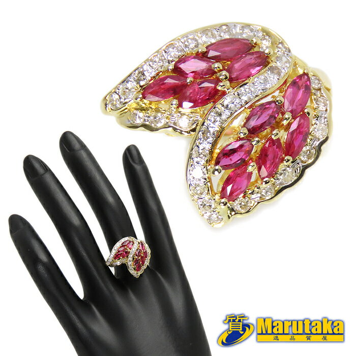 【中古】750トータル1.71ct...