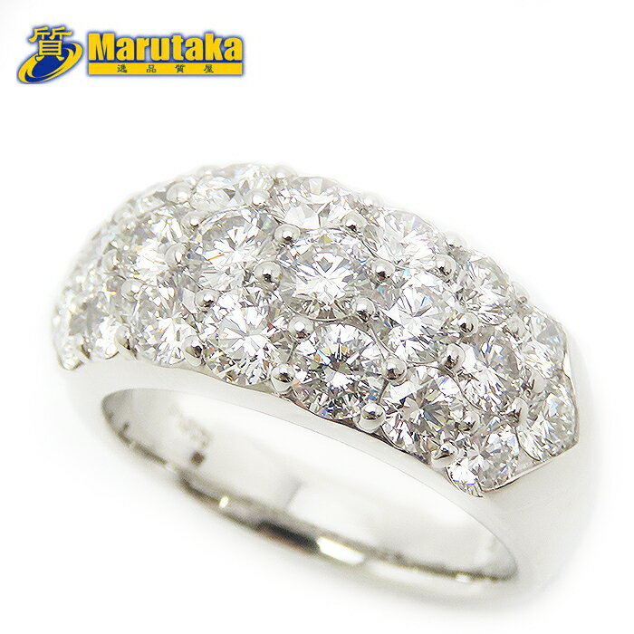 顼   13 ̽ ѥ Pt900 ץ 顼 ʼ ݹ  Large Diamond 3.03ct 13.5g Marutaka USED jewelry Platinum ʼ˸ ̵   ץ쥼 եå  ޯ  奨꡼ Pawn shop Źͭ