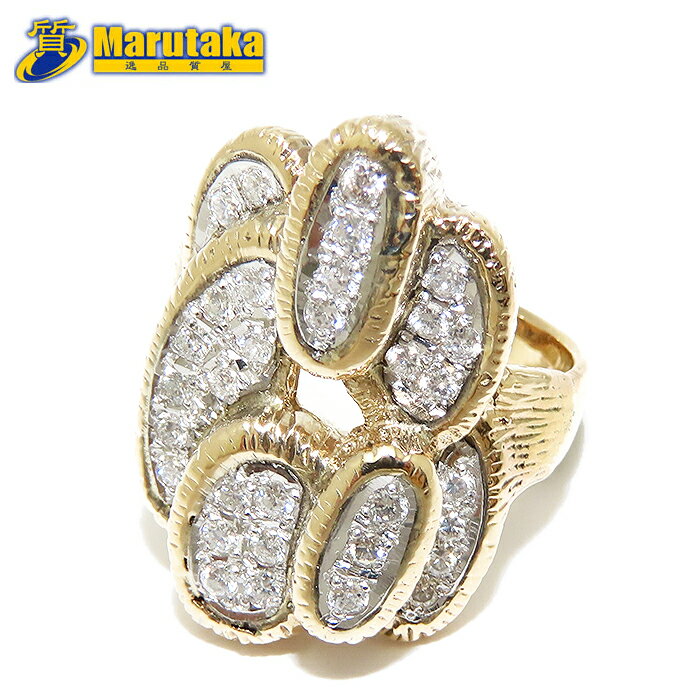 ダイヤモンド リング 11.5号 K14 Pt900 D0.7ct 逸品質