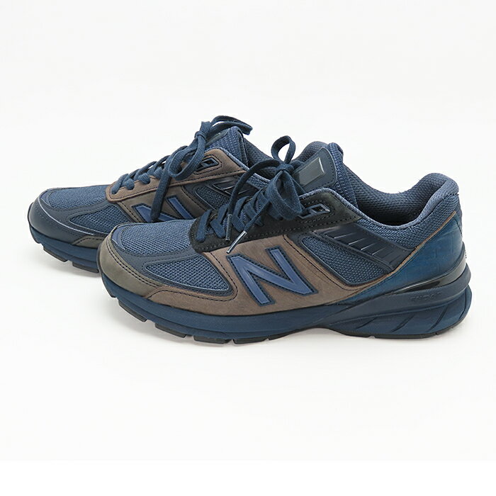 【ニューバランス エンジニアドガーメンツ】27cm メンズ スニーカー M990EGN5 Engineered Garments NEW BALANCE コラボ ネイビー 中古 送料無料 質屋出品 兵庫県 西宮市 実店舗あります コレボレーション