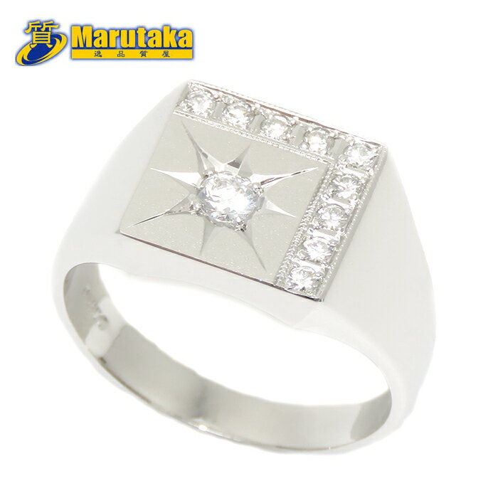 Pt900 ダイヤモンド 0.18ct メレダイヤモンド 0.12ct 