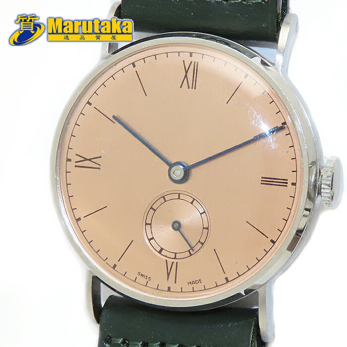 アルカディア アノニマス ウォッチ 手巻 ステンレス シリンダーケース 2針 スモセコ ヴィンテージ アン..