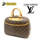 ルイ・ヴィトン トゥルーヴィル モノグラム ミニボストン ハンド バッグ ブラウン LOUIS VUITTON M47270 Made in USA 逸品質屋 丸高【中古】【送料無料】