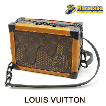 ルイヴィトン NIGOコラボ ソフトトランク N40381 ダミエ・エベヌ ジャイアント×モノグラム ショルダー バッグ LOUIS VUITTON 逸品質屋 丸高 尼崎 兵庫 a21-3226【中古】【送料無料】