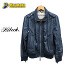 ハイベック ブルゾン #2 ネイビー Hibeck jacket ナイロン 綿 衣類 アパレル 服 長袖 アウター メンズ 無地 逸品質屋 丸高 尼崎 兵庫 a..