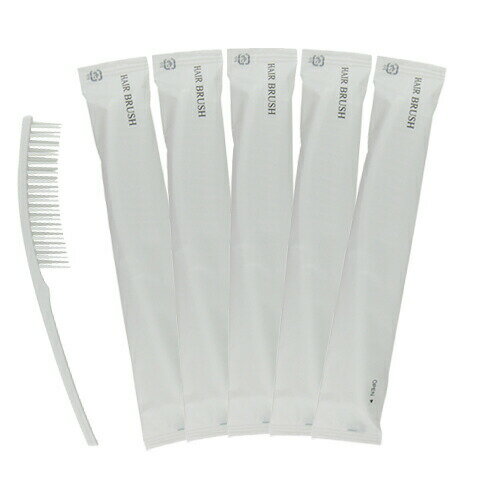 【メール便(日本郵便) ポスト投函 送料無料】【ホテルアメニティ】【使い捨てヘアブラシ】【個包装タイ..