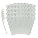 【最強翌日配送対応商品】【ホテルアメニティ】【使い捨てヘアブラシ】【個包装タイプ】業務用 ストレートスリムスケルトンブラシ (STRAIGHT SLIM BRUSH) x40個セット - スリムで携帯に便利。ホテル・エステ・温泉・銭湯・サウナ・スポーツジム