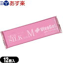 ◆【あす楽対応商品】【男性向け避妊用コンドーム】オカモト ニューシルクM(NEW SILK M)+ビバジェル(VivaGel) 12個入り ※完全包装でお届け致します。