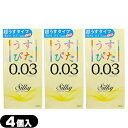 ◆【メール便(日本郵便) ポスト投函 送料無料】【うす型タイプコンドーム】ジャパンメディカル うすぴた Rich(リッチ) 0.03 Silky (ダブルオース...