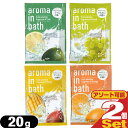 業務用 アロマインバス(aroma in bath Fruit selection) 20g x 2包 - ジューシーなフルーツの香りがバスルームいっぱいに広がる、癒しのひととき。