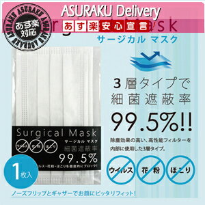 【あす楽対応商品】【日本製】【個包装で衛生的!】【風邪・インフルエンザ対策】業務用 サージカルマスク(Surgical Mask)