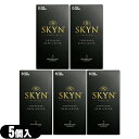 ◆【ネコポス送料無料】【男性向け避妊用コンドーム】不二ラテックス SKYN PREMIUM(スキンプレミアム)5個入りx5箱 セット(計25個) - IRコンド...