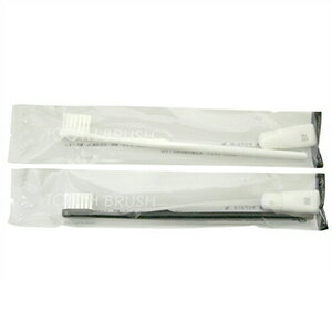 【当日出荷】【安心の個包装タイプ!】歯ブラシ セット(チューブ付き3g) x1本 色は当店おまかせ!! (ホワイト・ブラックの2色) - 業務用歯ブラシ。チューブ型歯磨き粉が付いていて、すぐに使える便利な歯ブラシ。携帯にも便利です。