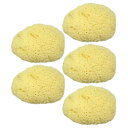 ◆【天然スポンジ】ユタカ 天然海綿スポンジ(フェイススポンジ)/(NATUAL SEASPONGE ナチュラル・シースポンジ)(約2~3cm)×5個 セット - お肌に優しい海からうまれた天然海綿スポンジ。 ※完全包装でお届け致します。