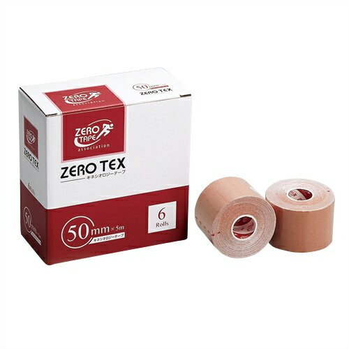 【テーピングテープ】ユニコ ゼロテープ ゼロテックス キネシオロジーテープ(UNICO ZERO TEX KINESIOLOGY TAPE) 50mmx5mx6巻入り 【テーピングテープ】ユニコ ゼロテープ ゼロテックス キネシオロジーテープ(UNICO ZERO TEX KINESIOLOGY TAPE) 50mmx5mx6巻入り