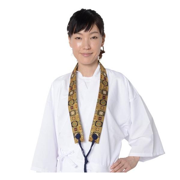 樂天商城 - 輪袈裟（金襴・上）　蜀江柄　B　紺色