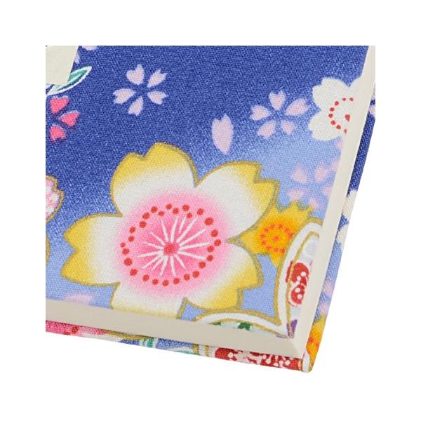 左開き　逆打納経帳　友禅柄　2024年度版