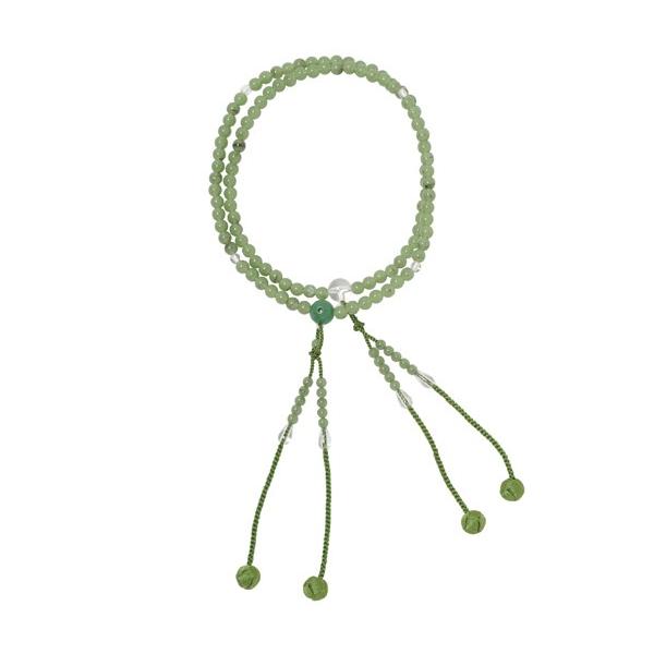 西国三十三箇所参拝に欠かせない、観音霊場用の念珠です。 珠をひとつ繰るごとに仏を念ずることから念珠と呼ばれるようになったと伝えられています。 巡拝の時、念珠を手にかける場合、正式には最初、右手は中指・左手は人差し指にかけて三回ほどすりあわせ...