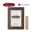 ミニ骨壷 Soul PetitPot メモリアルフォトスタンド ウッド ライン