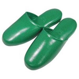ニホンスリッパ アニリンプラットスリッパ 348553GN M 10足 送料無料！
