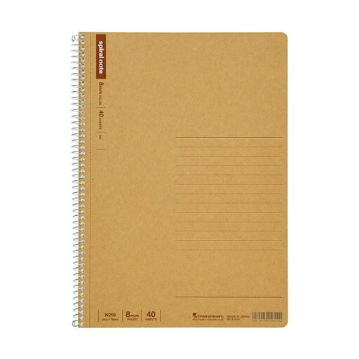 (まとめ)マルマン スパイラルノート ベーシックB5 8mm罫 26行 40枚 N256 1セット(10冊)【×5セット】 (まとめ)マルマン スパイラルノート ベーシックB5 8mm罫 26行 40枚 N256 1セット(10冊)【×5セット】