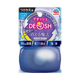 （まとめ） アース製薬 デオッシュ DEOSHタンクにおくタイプ パワフルシャボン つけかえ用 1個 【×5セット】