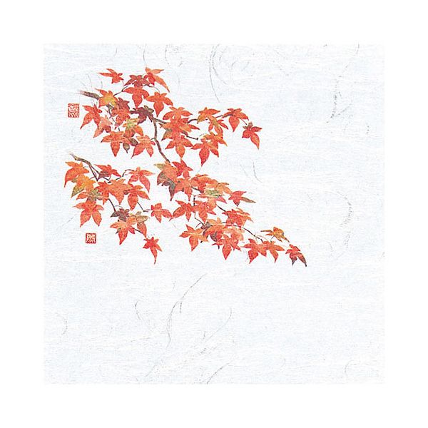 ヤマコー 用美 業務用 4寸OP懐石敷紙 紅葉 (100枚入) yamaco65119