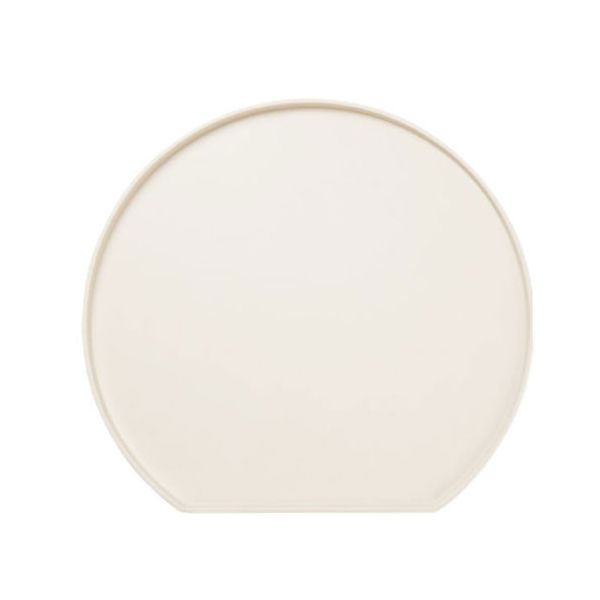 ライズクリエイション 半月盆 クラシック 食卓を引き立てるお盆・トレー エクリュ R0588-B